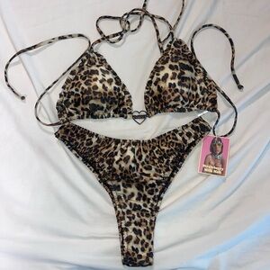 NWT Strawberrymilkmob Kit Kat bikini